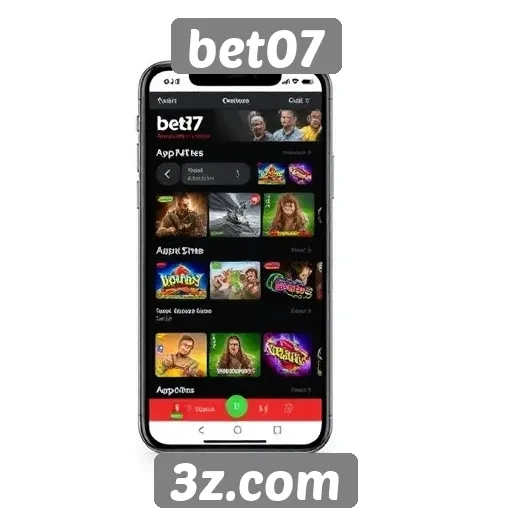 Navegação e design do bet07 em dispositivos móveis