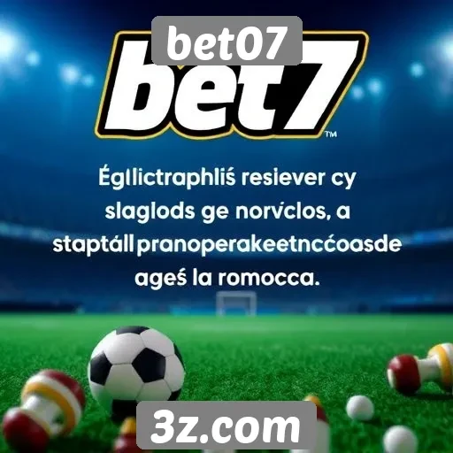 Bet07 oferece promoções atraentes para novos usuários