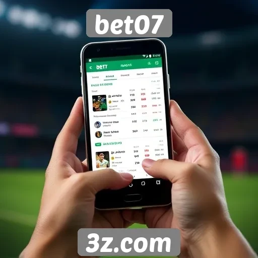 Revisão das funcionalidades móveis do bet07