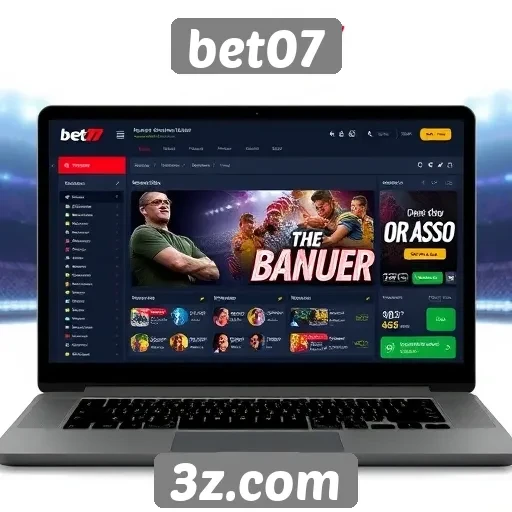 Usabilidade e interface do site bet07