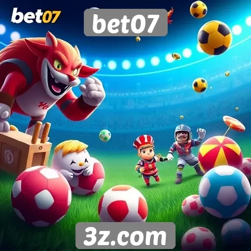 Variedade de jogos disponíveis na plataforma bet07